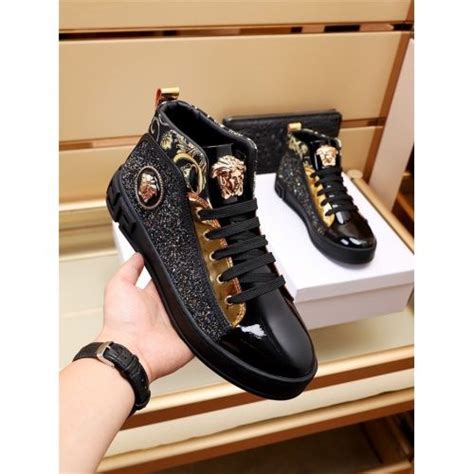 versace high top sneakers replica|versace zipped high top sneakers.